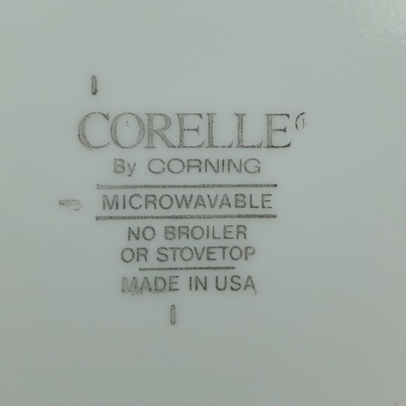 Corelle Pink Trio Salad Dessert Bread Plates White Swirl Plates Pastel Flowers - Picture 6 of 6